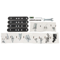 Plafondbeugel voor tv monitor VESA 400x400 23-55 inch verstelbaar inklapbaar zwart plafondophangsysteem BRATECK BRATECK-LCD-CM34