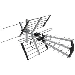 Antena Szerokopasmowa Kierunkowa DVB-T2 VHF UHF MUX-8 LTE Combo Zewnętrzna Aluminiowa Wysoki Zysk RED EAGLE BX-1000-OLYMPIA