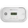 เครื่องตรวจจับก๊าซคาร์บอนมอนอกไซด์พร้อมจอ LCD ใช้แบตเตอรี่ รับรองโดย CNBOP เซนเซอร์ไฟฟ้าเคมี อายุการใช้งาน 10 ปี EL HOME CD-18A2