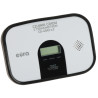 Autonomisk kolmonoxiddetektor med LCD-display och termometer akustiskt och optiskt larm batteridriven EURA CD-45A2/V2