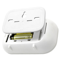 Carbon Monoxide Detector CO Alarm with LCD Display Audible and Visual Alert Battery Powered 10 Year Sensor EURA CD-72A2V4300/B