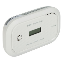 LCD ekranlı ve 85dB alarm sirenli sertifikalı otonom karbonmonoksit dedektörü EURA CD-72A2V7300/B