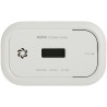 Pengesan karbon monoksida autonomi dengan paparan LCD dan siren penggera 85dB diperakui EURA CD-72A2V7300/B