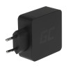Мережевий зарядний пристрій USB-C PD Power Delivery 45W USB-A 12W QC 3.0 Швидка зарядка для телефону ноутбука планшета Green Cel