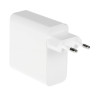 Мережевий зарядний пристрій USB GaN 100W Quick Charge 3.0 Power Delivery 2x USB-C 2x USB-A Білий Швидкий Delta Power CHAR-E696-1