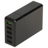 Φορτιστής τοίχου USB πολλαπλών θυρών 5 θύρες γρήγορη φόρτιση QC 3.0 τροφοδοτικό επιτραπέζιο για τηλέφωνο tablet Green Cell CHARG