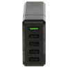 ที่ชาร์จ USB แบบตั้งโต๊ะ 5 พอร์ต รองรับการชาร์จเร็ว QC 3.0 สำหรับโทรศัพท์และแท็บเล็ต Green Cell CHARGC05-GC