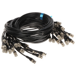 BNC-BNC接続用パッチケーブル 1.5m 20本セット 75Ω同軸ケーブル Delta CROSS-BNC/1.5M*P20