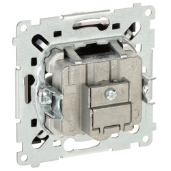 R-TV-SAT End Antenna Socket Flush Mounted Matte Black Electrical Equipment KONTAKT Simon DASK.01/49-SIMON54