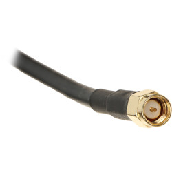 Antena Logarítmica GSM GPRS LTE 700-3200MHz Ganancia 12dBi Conector SMA Cable 10m RG58 Externa Direccional para Router Delta Net