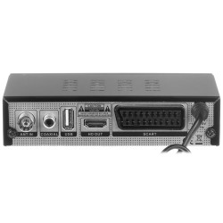 HD Digital Tuner DVB-T2 DVB-C H.265 HEVC Terrestrial and Cable TV Decoder PVR USB HDMI SCART SPDIF OPTICUM AX-LION-NS