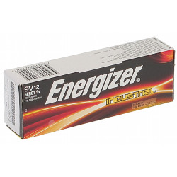 9V 6LR61 Alkaline Battery 12 Piece Set Power Cell for Smoke Detectors Meters and Alarm Systems ENERGIZER BAT-6LR61/E*P12