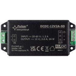Convertitore DC/DC step-down 20-60V a 12V 2A 24W modulo di alimentazione stabilizzatore switching PULSAR DCDC-12V2A-SD