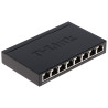 8 prievadų Gigabit Ethernet RJ45 10/100/1000 Mbps stalinis metalinis komutatorius su QoS IGMP Snooping Green D-Link DGS-108/E