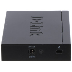 8 prievadų Gigabit Ethernet RJ45 10/100/1000 Mbps stalinis metalinis komutatorius su QoS IGMP Snooping Green D-Link DGS-108/E