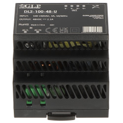 Τροφοδοτικό μεταγωγής για ράγα DIN 48V DC 2.1A 100W βιομηχανικό σταθεροποιημένο GLP DL2-100-48-U