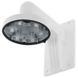 Wall mount for dome and turret cameras white aluminium robust outdoor CCTV installation Hikvision DS-1273ZJ-140