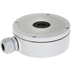 Ceiling mount junction box for dome and turret cameras white aluminum CCTV junction box Hikvision DS-1280ZJ-S