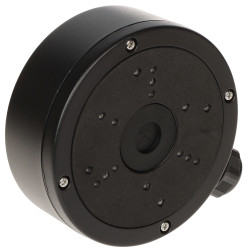 Skoazell-banell ha boest staliañ evit kamraoù turret du aluminiom boest kablet CCTV Hikvision DS-1280ZJ-S(BLACK)