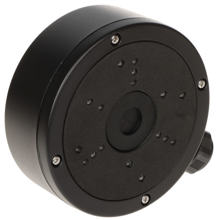 用于半球摄像机的天花板安装支架接线盒黑色铝制CCTV接线盒 Hikvision DS-1280ZJ-S(BLACK)