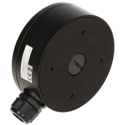 Taret tipi kameralar için tavan montaj aparatı bağlantı kutusu siyah alüminyum CCTV bağlantı kutusu Hikvision DS-1280ZJ-S(BLACK)