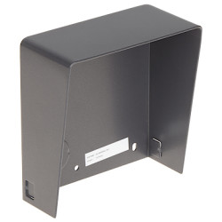 Overflademonteret kabinet med tag til modulær dørstation regnbeskyttelse grafitstål Hikvision DS-KABD8003-RS1