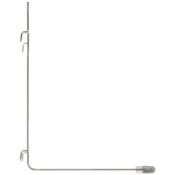 Desktop Stand for Video Intercom Indoor Stations Table Mount Silver Stainless Steel Hikvision DS-KABH6320-T