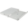 Οπτικός κατανεμητής 19 ιντσών 1U 24 θυρών SC Simplex LC Duplex συρταρωτός με οργανωτή καλωδίων γκρι STALFLEX FSP-19-1U-24S-SC-G