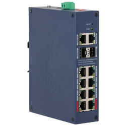 Кіраваны прамысловы PoE камутатар 8-партовы SFP DAHUA CHS4212-8GT-110