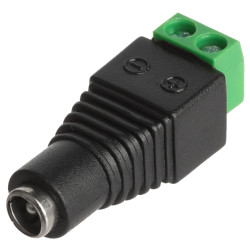 DC-voedingsaansluiting 2.1/5.5mm naar kabelklemmen CCTV set van 100 stuks voedingsadapter Delta G-55*P100