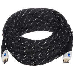 HDMI 1.4b High Speed 10m kaapeli kullatut liittimet 26AWG Full HD Ethernet ARC Delta Multimedia HDMI-10-PP
