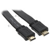 HDMI 1.4 platt kabel 4K UHD 30Hz guldpläterade kontakter flexibel 15m Delta Multimedia HDMI-15-FL
