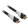 HDMI 1.4b ケーブル 15m 26AWG 金メッキコネクタ High Speed Ethernet 4K 30Hz 高耐久 Delta Multimedia HDMI-15-PP