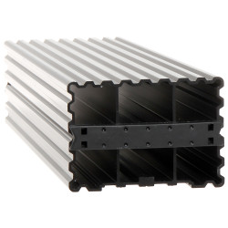 Semiconductor enclosure heater for RACK DIN 150W PTC convection heater aluminum radiator Delta HG-140-150W