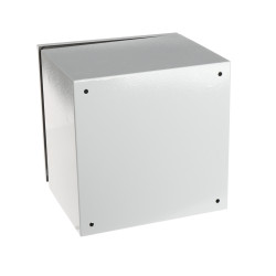 IP66 IK10 钢制密封外壳 户外安装箱 255x300x300mm 灰色金属板 Delta HOC-303025
