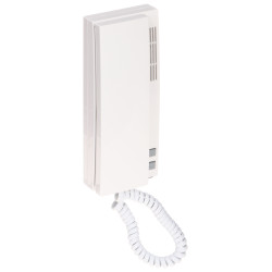 Analog unifon dörrtelefonlur magnetisk 4 5 6-trådig vit utanpåliggande montering ACO INS-UA720M-G2