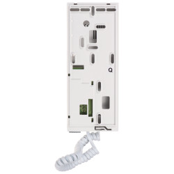 Unifone Analógico Auscultador de Porteiro Magnético 4 5 6 fios Branco Montagem de Superfície ACO INS-UA720M-G2