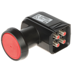 4K UHD LTE対応 クアッド衛星コンバーター 高信号品質 Full HD LNB Fte / eXcellento KONW/QUAD-BLACK-FTE