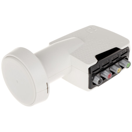 Quatro Satelliten-LNB für Multiswitch 4K UHD 0.3dB Hohe Signalstabilität F-Anschluss INVERTO KONW/QUATRO-INVERTO