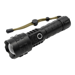 Ladattava LED-taskulamppu 1200lm USB-C Varavirtalähde Zoom IPX4 Tehokas Sotilaallinen Työpaja Etsintävalo VIRONE LT-27