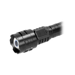 Uppladdningsbar LED-ficklampa 1200lm USB-C Powerbank Zoom IPX4 Kraftfull Militär Verkstad Sökarljus VIRONE LT-27