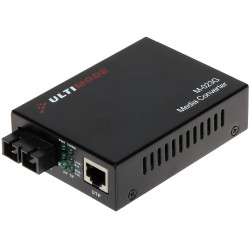 Conversor de mídia de fibra óptica Ethernet RJ45 SC multimodo 2km Gigabit 1000Mbps ULTIMODE M-023G