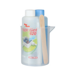 Gel aislante bicomponente sellador para cajas y manguitos de cable IP68 protección contra agua y humedad RayTech MAGIC-GEL-420