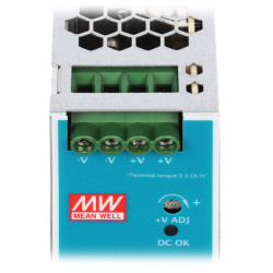Импулсно захранване за DIN шина 12V 10A 120W стабилизирано индустриално Mean Well MEAN WELL NDR-120-12