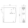 12V 6.3A 75W DIN Rail Switching Power Supply Industrial Stabilized TS-35 Mount MEAN WELL NDR-75-12