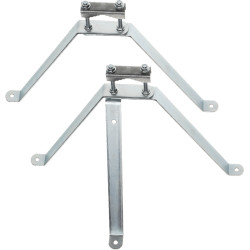 תושבת קיר לתורן אנטנה מרחק 30 ס"מ פלדה מגולוונת מתקן קיר להתקנה יציבה של אנטנות DELTA OMP-50L30