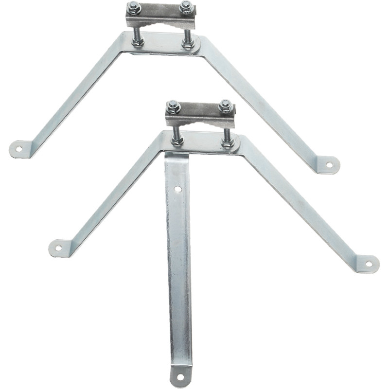 안테나 마스트용 벽면 브래킷 30cm 거리 용융 아연 도금 강철 견고한 안테나 마운트 DELTA OMP-50L30