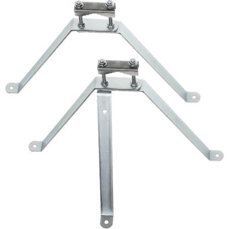 Vægbeslag til antennemast 30 cm afstand galvaniseret stål vægholder solid antennemontering DELTA OMP-50L30