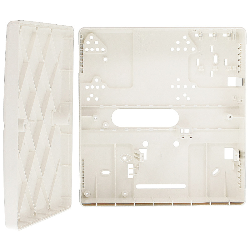 Boîtier pour centrales d'alarme en plastique en saillie blanc avec autoprotection Tamper IP20 polystyrène universel SATEL OPU-4-