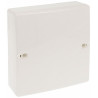 Boîtier pour centrales d'alarme en plastique en saillie blanc avec autoprotection Tamper IP20 polystyrène universel SATEL OPU-4-